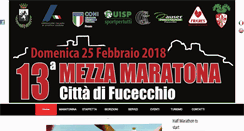 Desktop Screenshot of mezzamaratonafucecchio.it