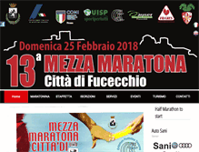 Tablet Screenshot of mezzamaratonafucecchio.it